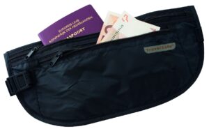 TravelSafe-rahavyö - kevyt – musta
