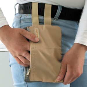 TravelSafe City Safe – Vyölaukku – Beige