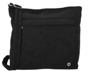 Leah musta crossbody olkalaukku
